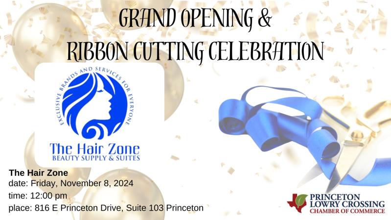 Grand Opening & Ribbon Cutting Celebration-The Hair Zone